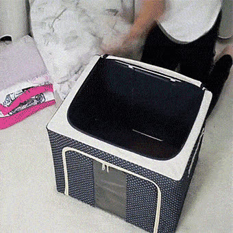 BOXSTORAGE-MO, Scatola di tessuto organizzativa - video