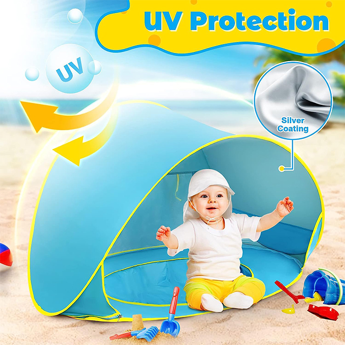 BabyTent, tenda per bambini con protezione UV e piscina - Image 4