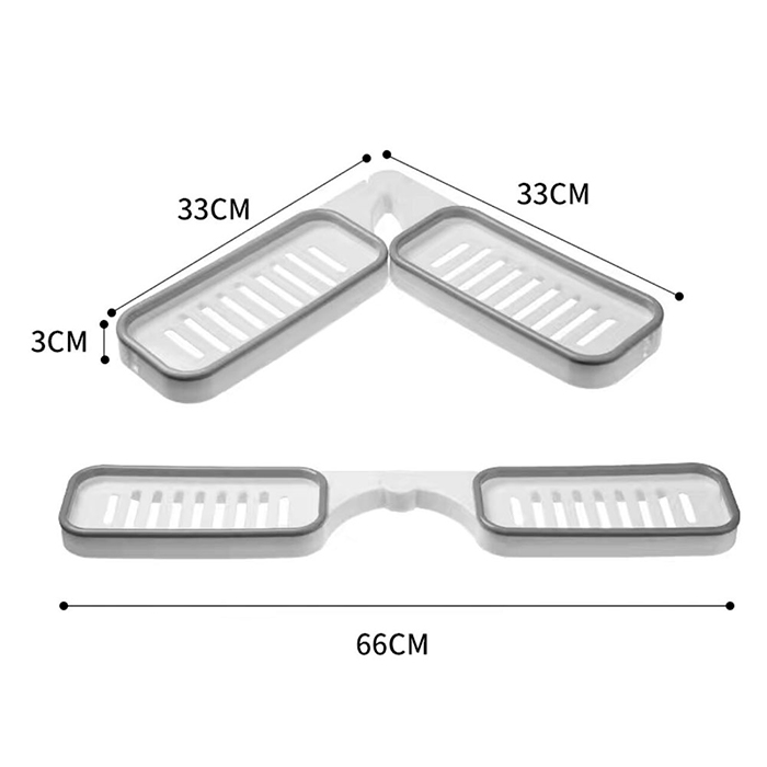 BathroomShelf, mensola da bagno che può essere installata a 90° o 180° - Image 2