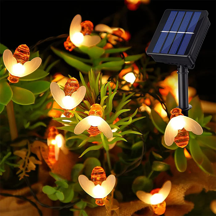 30 luci a LED su una catena lunga 6,5 metri!