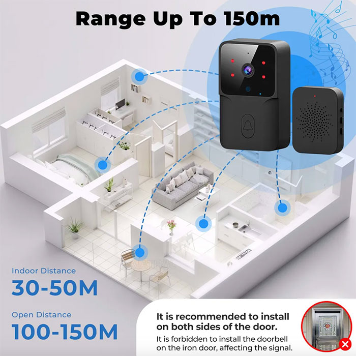 Bell, campanello wireless con video e audio bidirezionale - Image 5