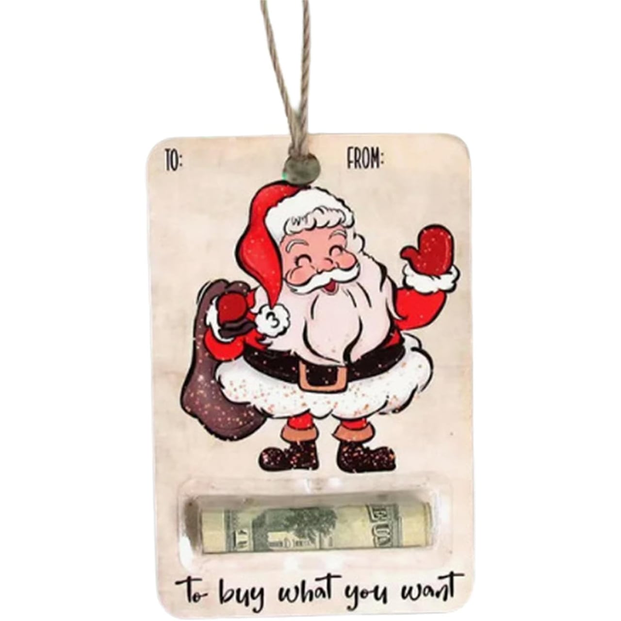 BestGift, biglietto di Natale con scomparto per soldi (3 pezzi) - Image 2
