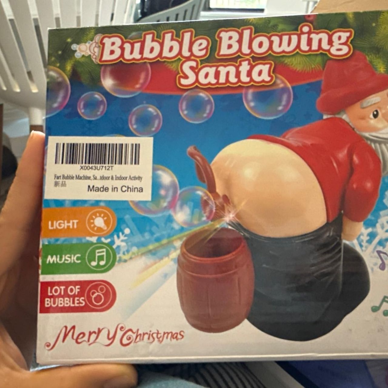 BlowSanta, giocattolo a bolle di sapone di Babbo Natale - Image 9