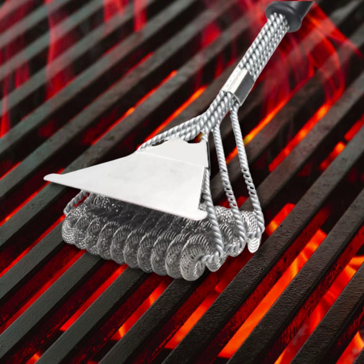 BrushGrillBBQ, Spazzola per la Pulizia del Grill - Image 1