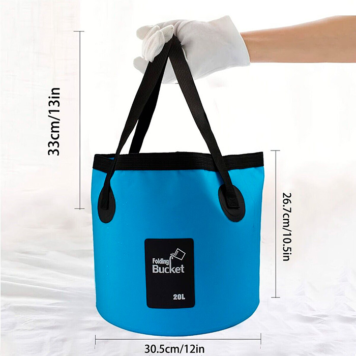 Secchio, borsa secchio impermeabile pieghevole (20 litri) - Image 2