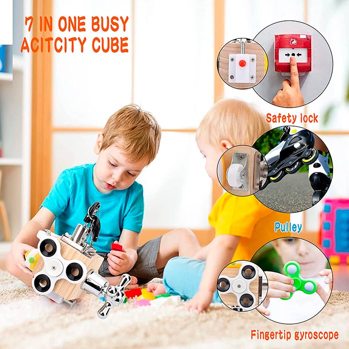 BusyCube, un giocattolo didattico 7 in 1 che stimola tutte le aree dello sviluppo del bambino - Image 3