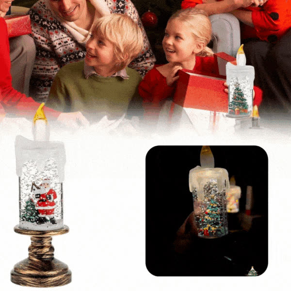 Candele, candela LED di Natale - video