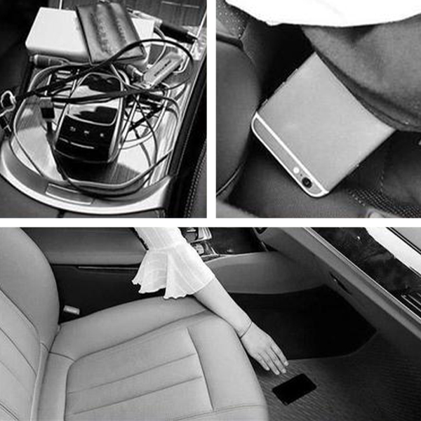 CarBox, set 2 pezzi di box porta oggetti innovativi, si fissa in sicurezza vicino al sedile - Image 6