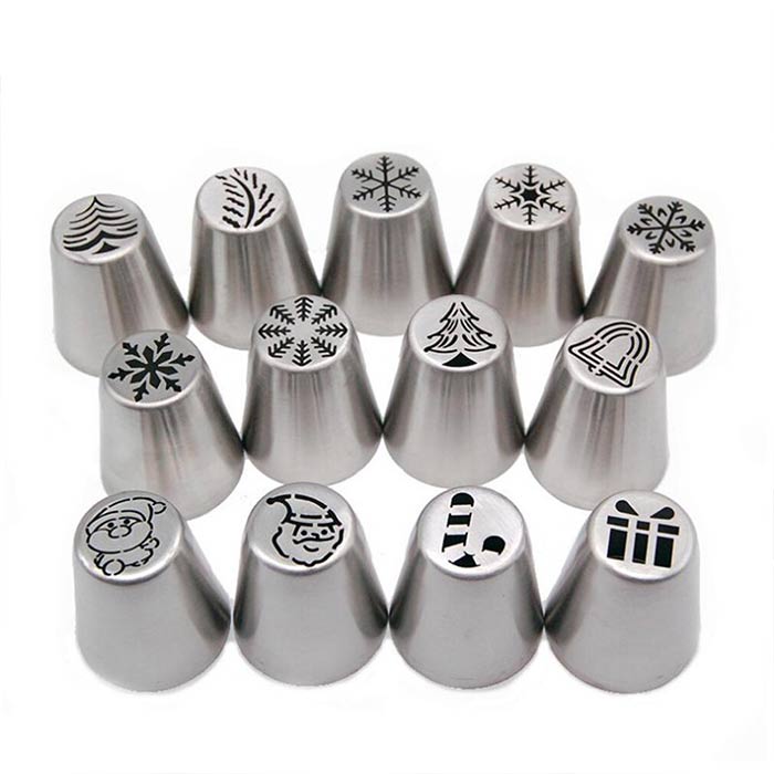 ChrismatNozzles, set per decorazioni festive di torte e altri dolci - Image 4
