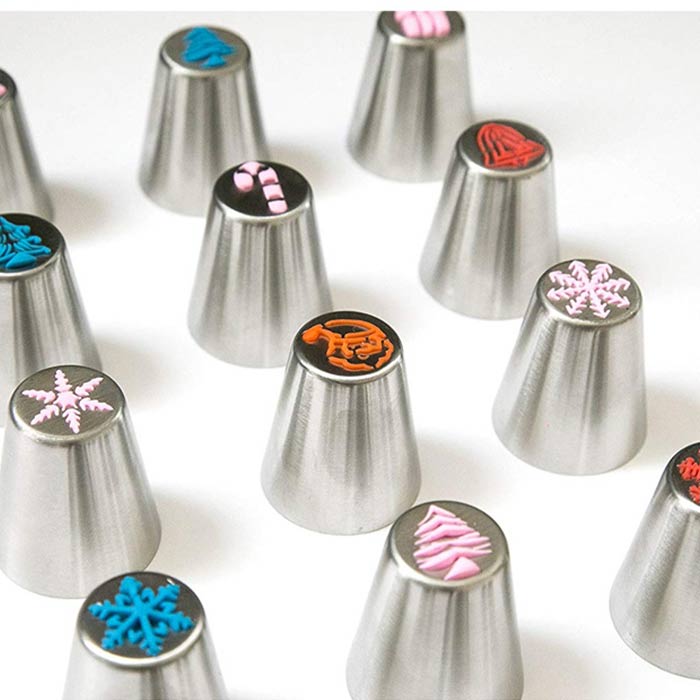 ChrismatNozzles, set per decorazioni festive di torte e altri dolci - Image 5