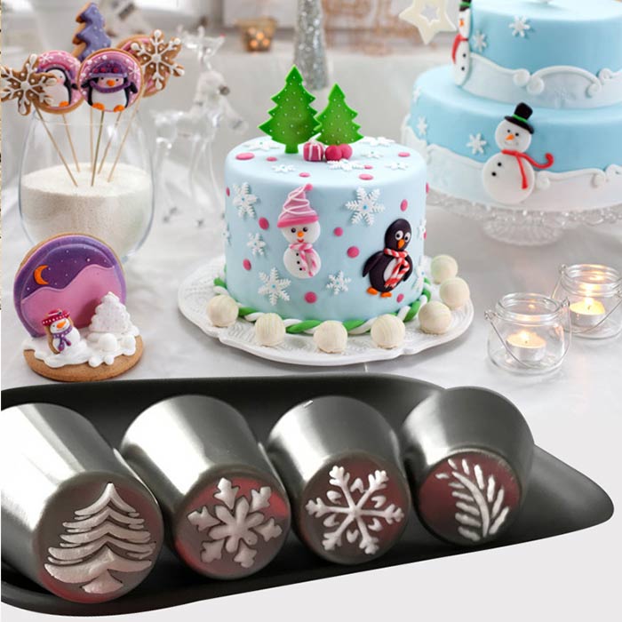 Fino a 15 diverse decorazioni festive per decorare torte, biscotti, pasticcini, cupcake...