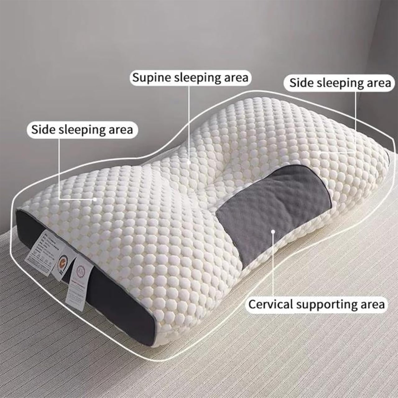 Design ergonomico per un sonno rilassante e confortevole.
