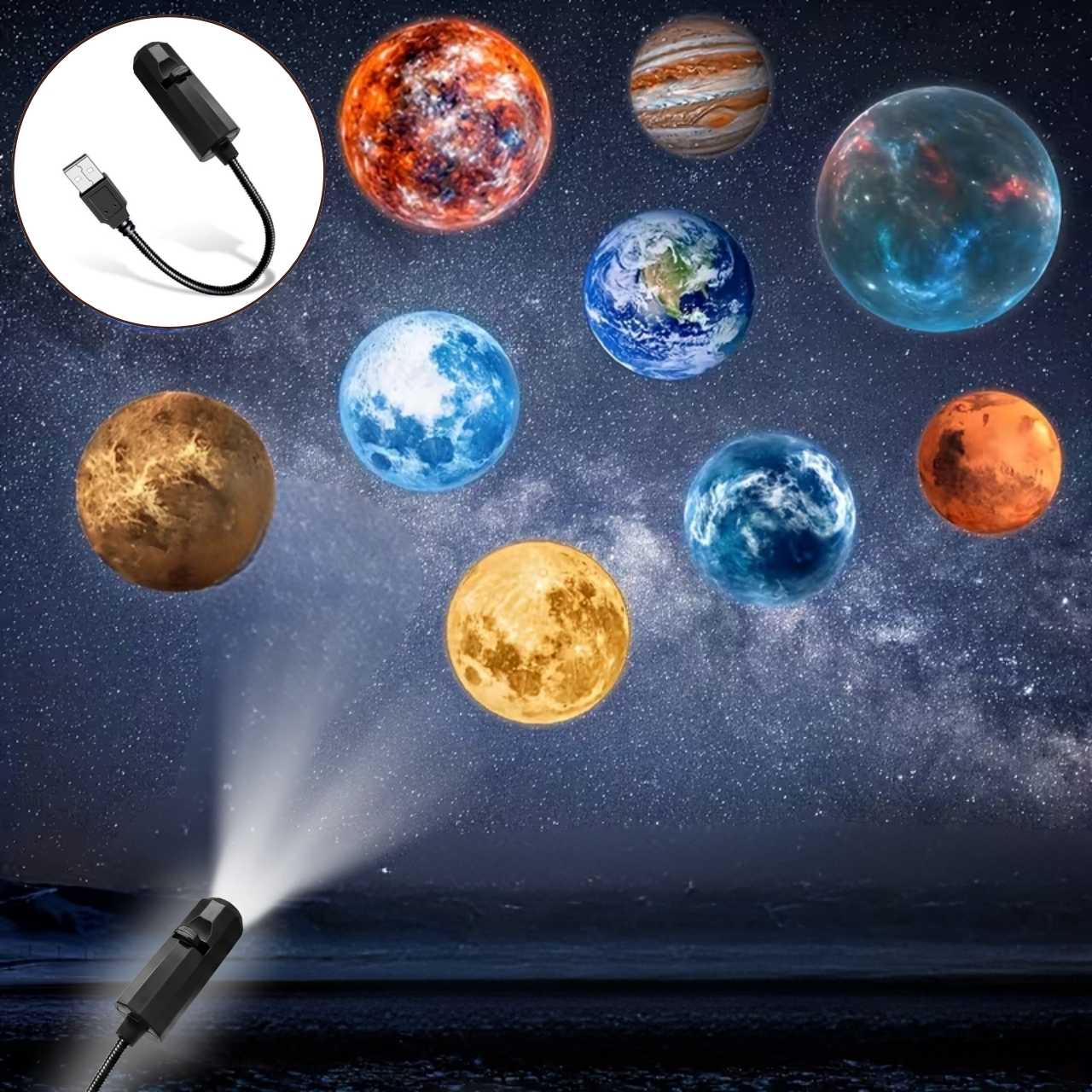 Luce notturna proiettore, CosmoLight - Image 3