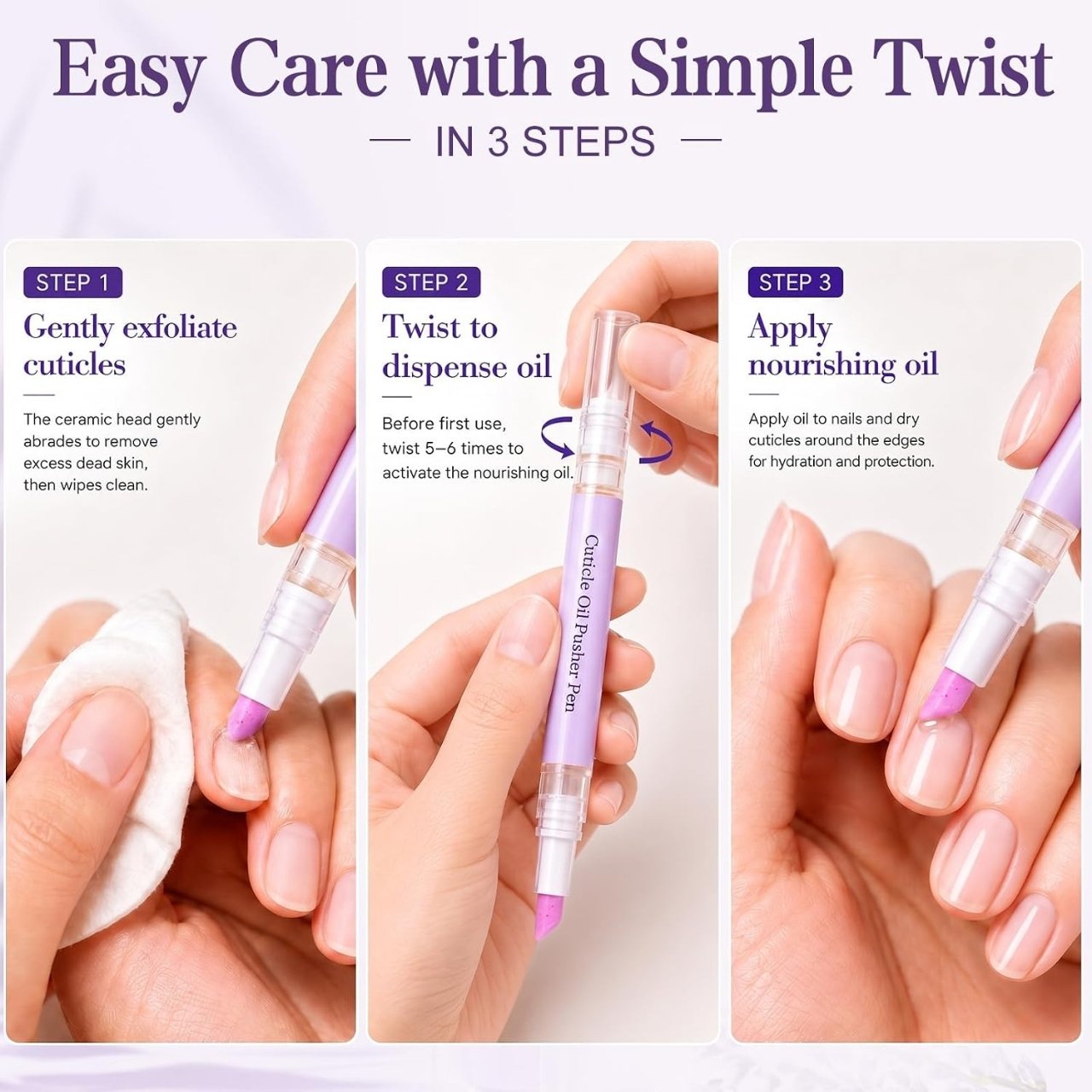 Penna 2-in-1 per la cura delle cuticole, CuticleOil - Image 3