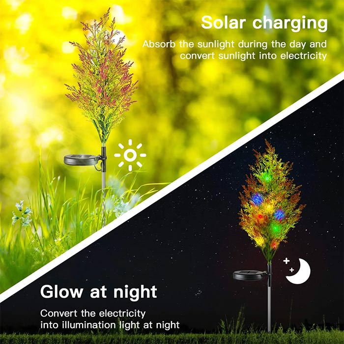 Cypress, una lampada solare a forma di albero di cipresso - Image 9