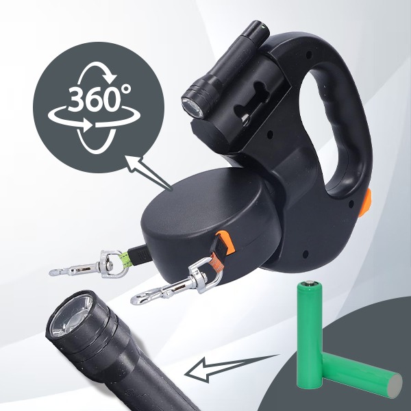 DDR-TST, Guinzaglio doppio per cani FlexiPaws - Image 11