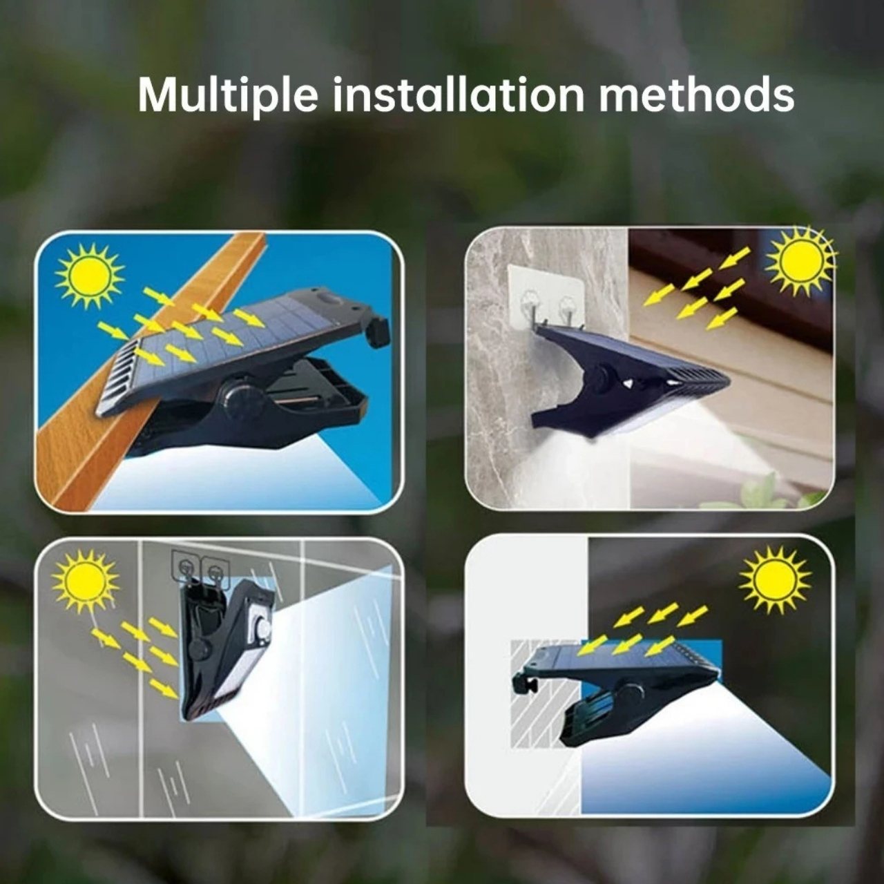 DeckClip, Luce Solare da Giardino con Clip e Sensore di Movimento - Image 9