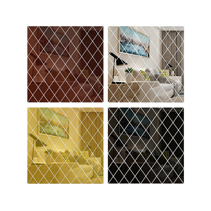 DiamondMirror, adesivi a specchio a forma di diamante che illuminano ogni ambiente (32 pz.) - Image 3