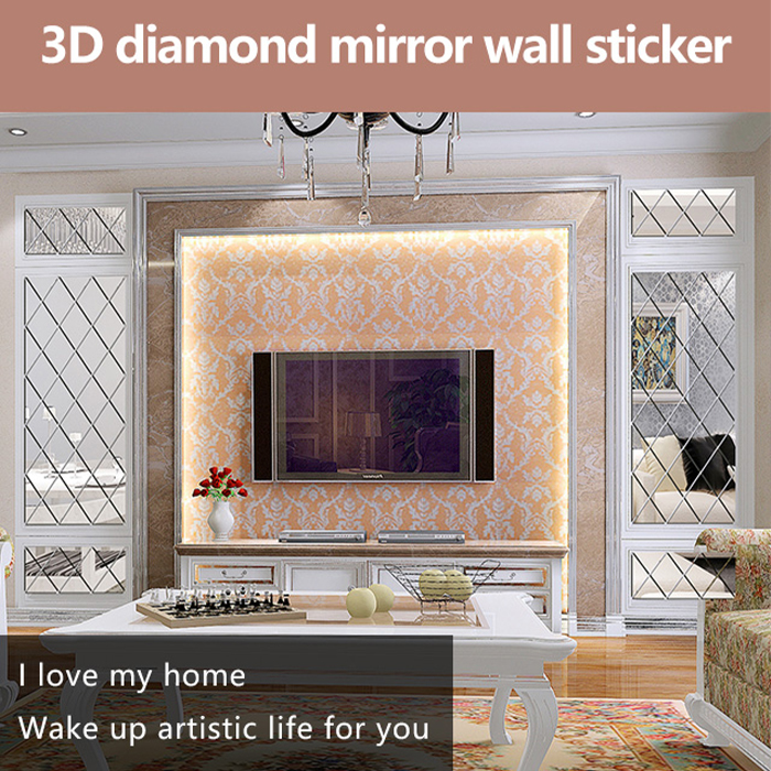 DiamondMirror, adesivi a specchio a forma di diamante che illuminano ogni ambiente (32 pz.) - Image 9