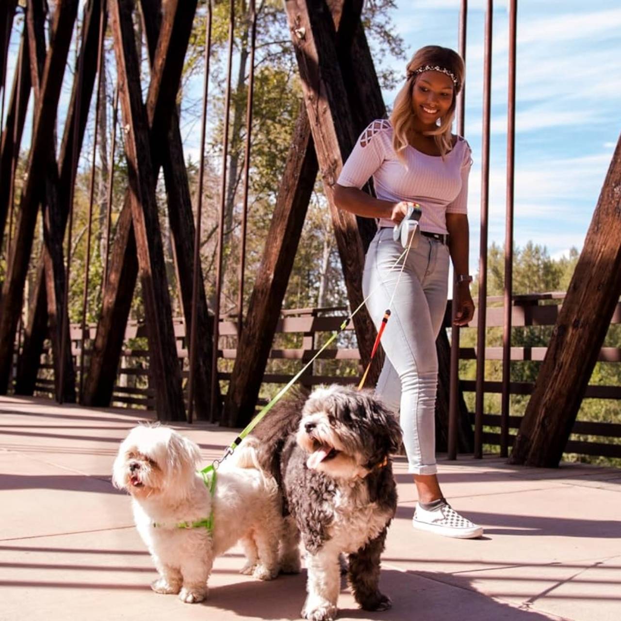 DoubleLeash, guinzaglio retrattile per due cani - Image 9