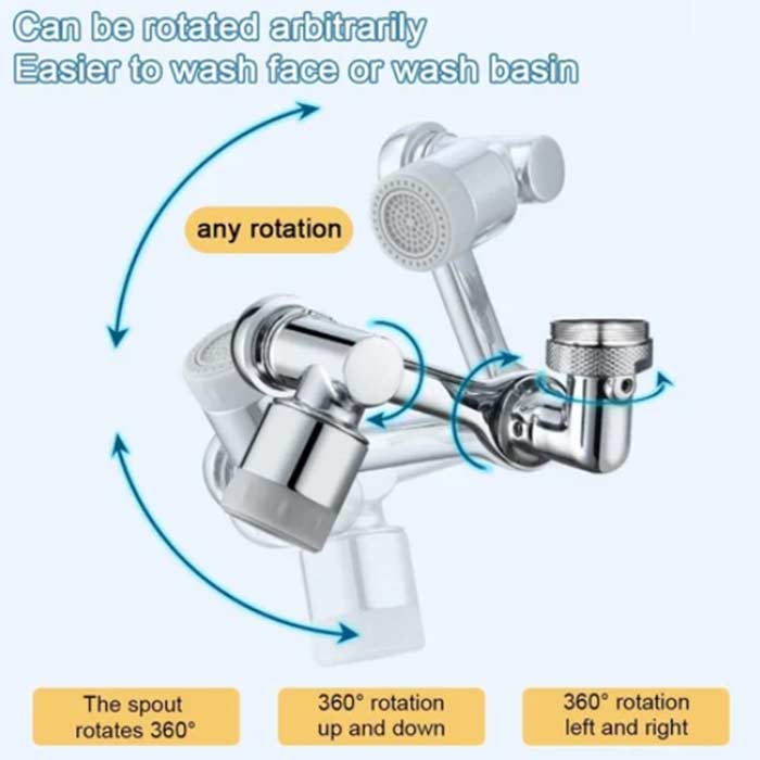DualFaucet, un attacco per rubinetto che può essere ruotato di 1080° e dispone di 2 modalità di uscita dell'acqua - Image 9