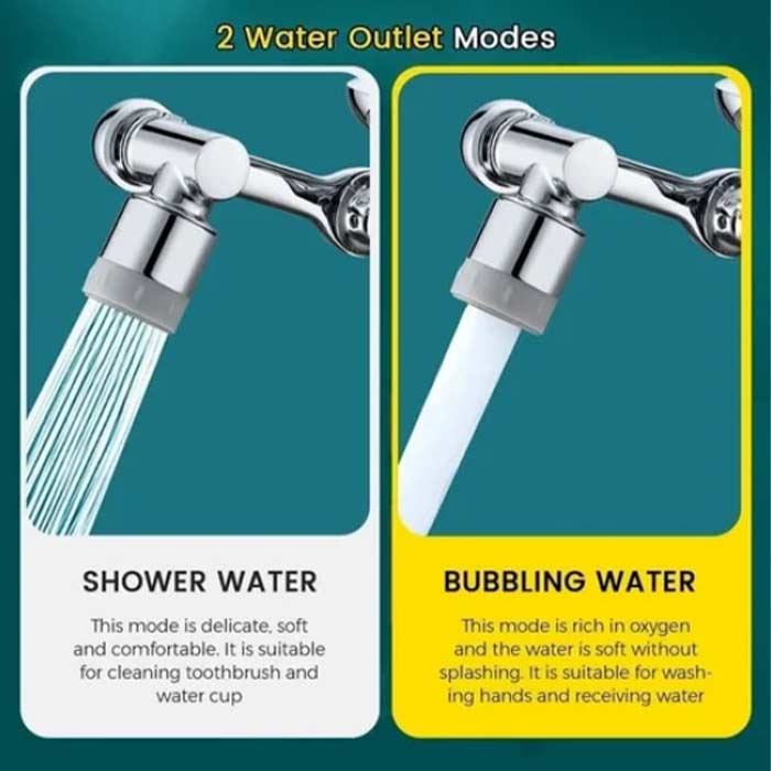 DualFaucet, un attacco per rubinetto che può essere ruotato di 1080° e dispone di 2 modalità di uscita dell'acqua - Image 10