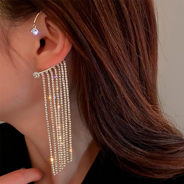 EarringCrystals, orecchino pendente con cristalli (1 pezzo) - Image 5