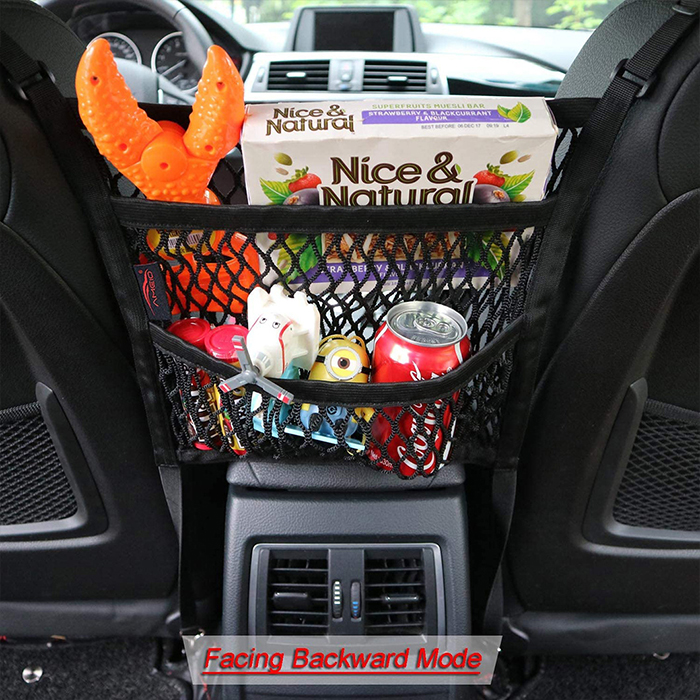 ElasticNet, divisorio per auto in rete con 2 tasche aggiuntive - Image 6