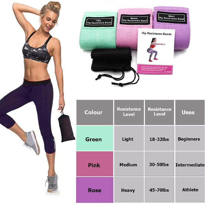 ExerciseBands, set di 3 fasce elastiche per esercizi - Image 8