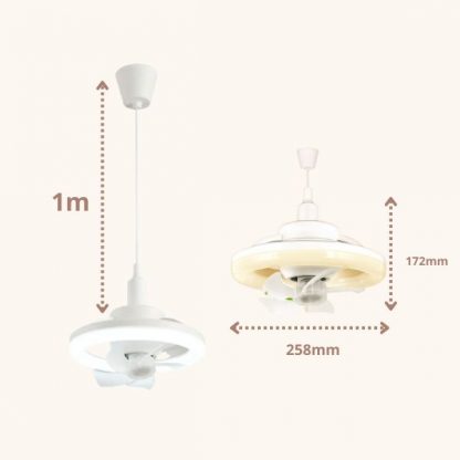 FANLIGHT, Ventilatore con luce LED - Image 2