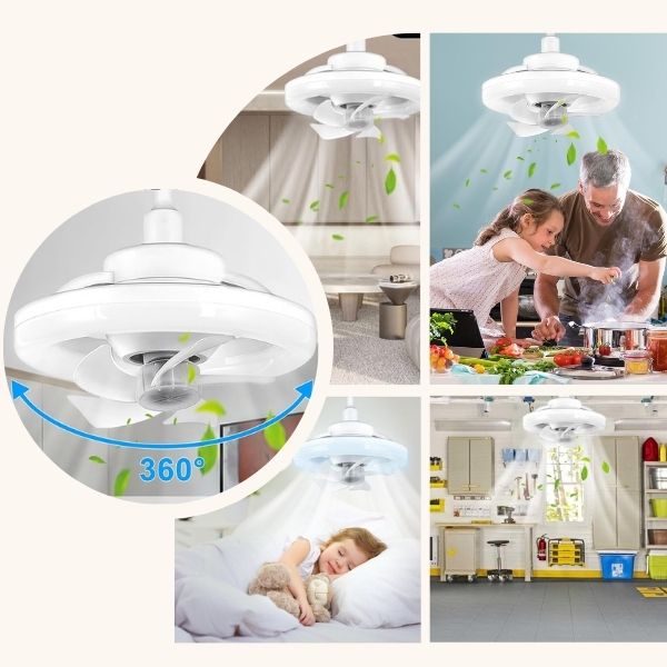 FANLIGHT, Ventilatore con luce LED - Image 6