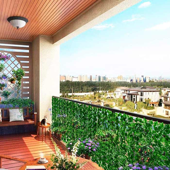 Il pannello di vegetazione artificiale ti offre una completa privacy nel tuo giardino, balcone o terrazza!
