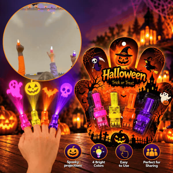 Proiettori LED da dito – Halloween, FingerLights - video