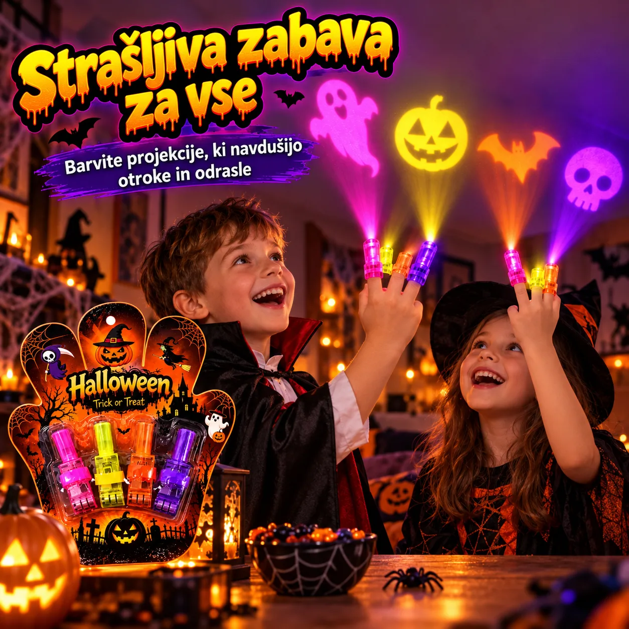 Proiettori LED da dito – Halloween, FingerLights - Image 7