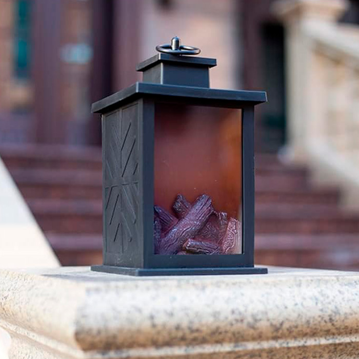 FireLantern, una lampada decorativa con l'aspetto di un camino e un fuoco virtuale - Image 7