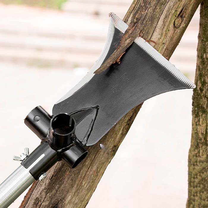 L'Attrezzo da Giardinaggio è fatto di acciaio inossidabile ed è quindi molto resistente e durevole.