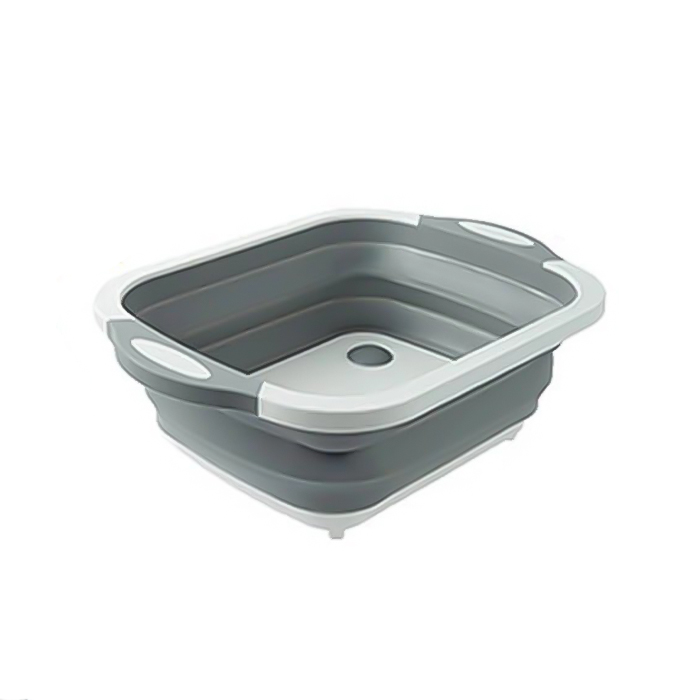 FoldableStrainer,, scolapasta multifunzione, contenitore e tagliere tutto in uno - Image 1