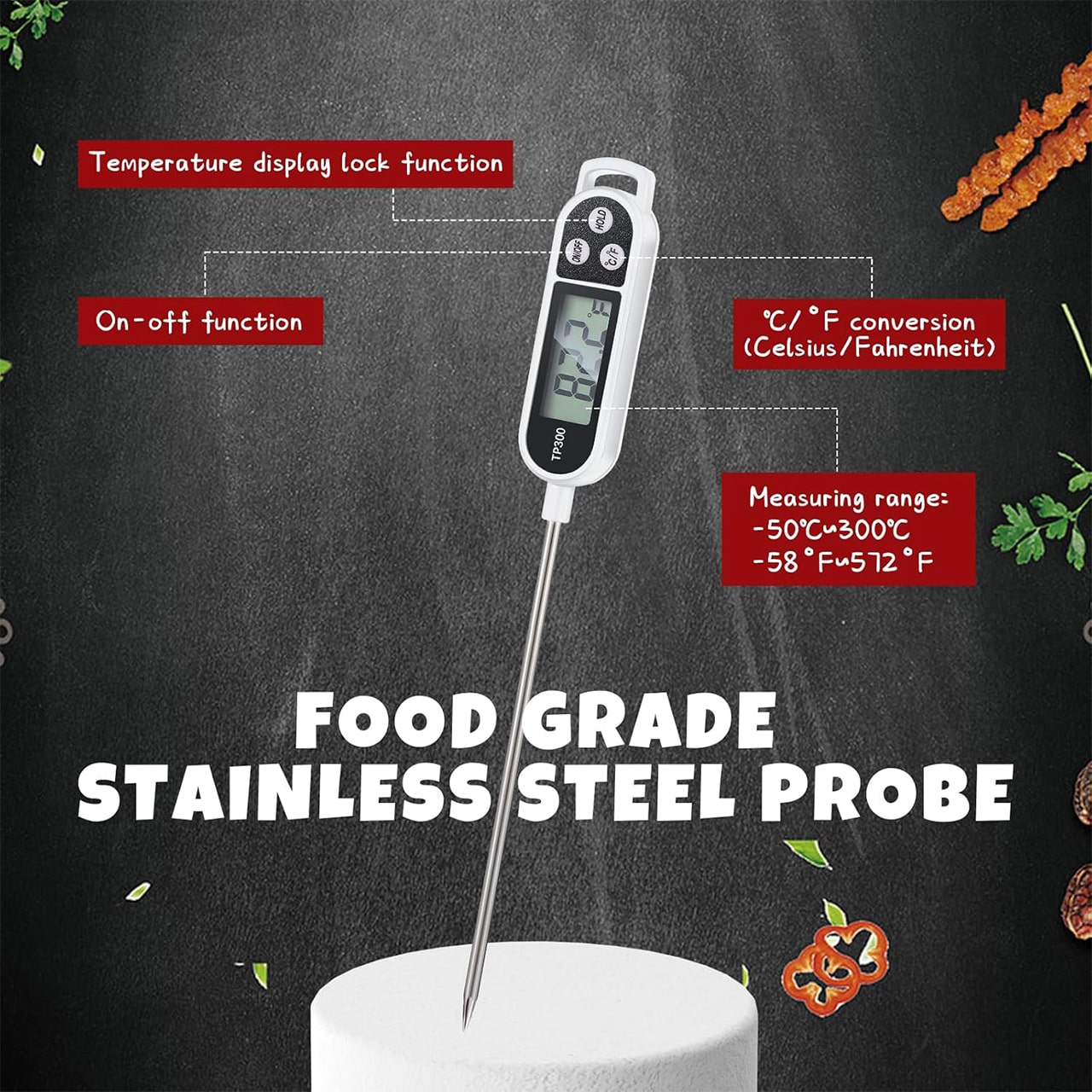 FoodMeter, un termometro digitale elettronico per misurare la temperatura di cibi e liquidi - Image 1