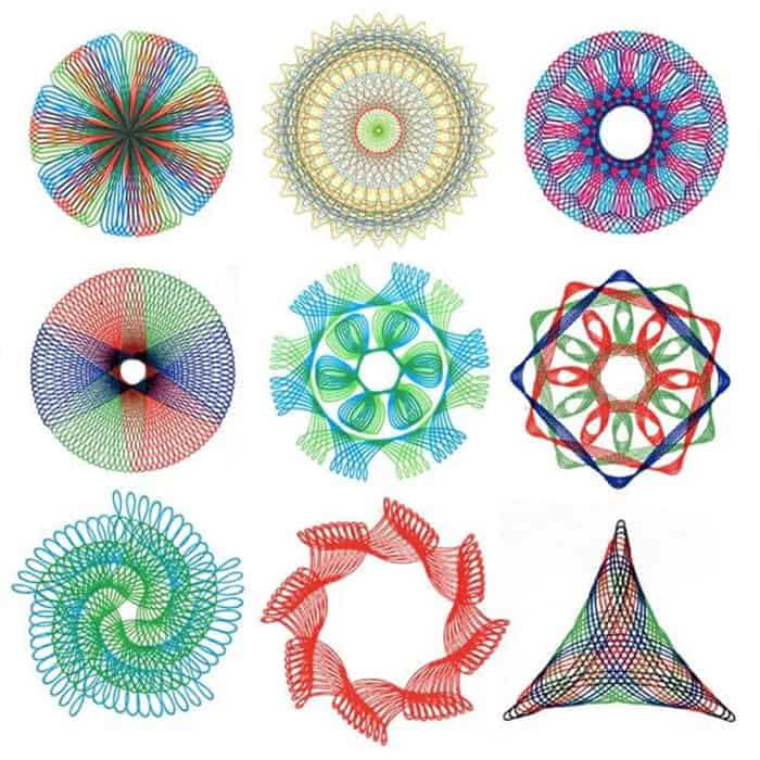 GeoArtKit, un set da disegno di 27 pezzi con spirografi geometrici - Image 8