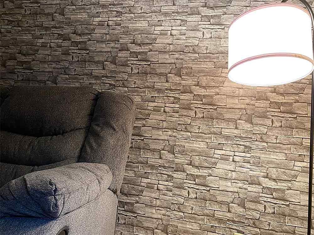 GreyBricks, adesivi murali  con effetto mattone 3D grigio - Image 9