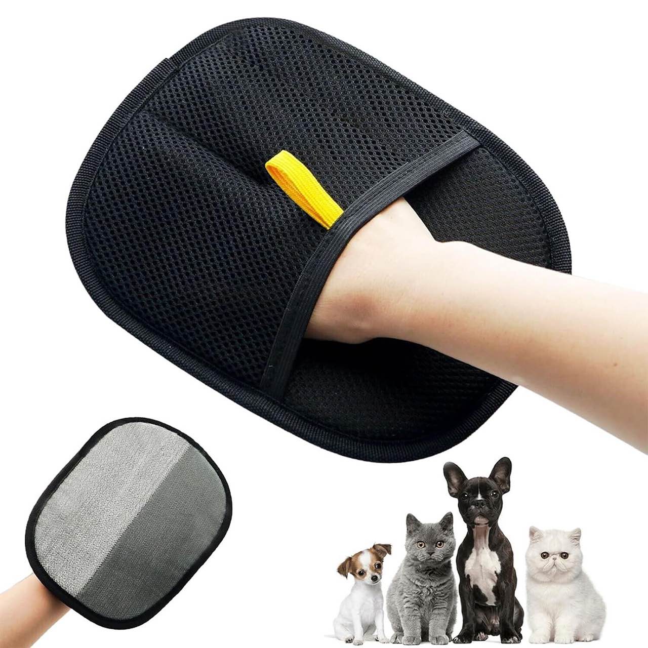 GroomyGlove, guanto per la toelettatura degli animali a doppia faccia - Image 1