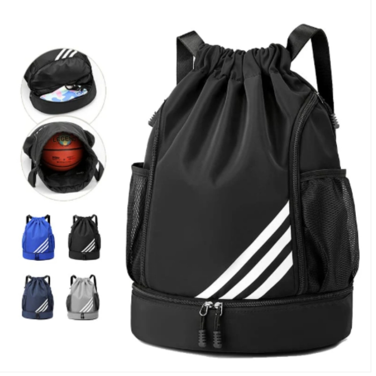 Grazie alle numerose tasche disposte in modo intelligente, tutto è sempre a portata di mano e al suo posto.