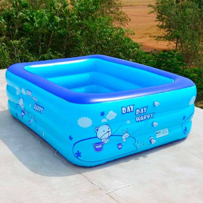 La piscina per bambini è realizzata in materiale PVC di alta qualità, che la rende completamente sicura da usare!