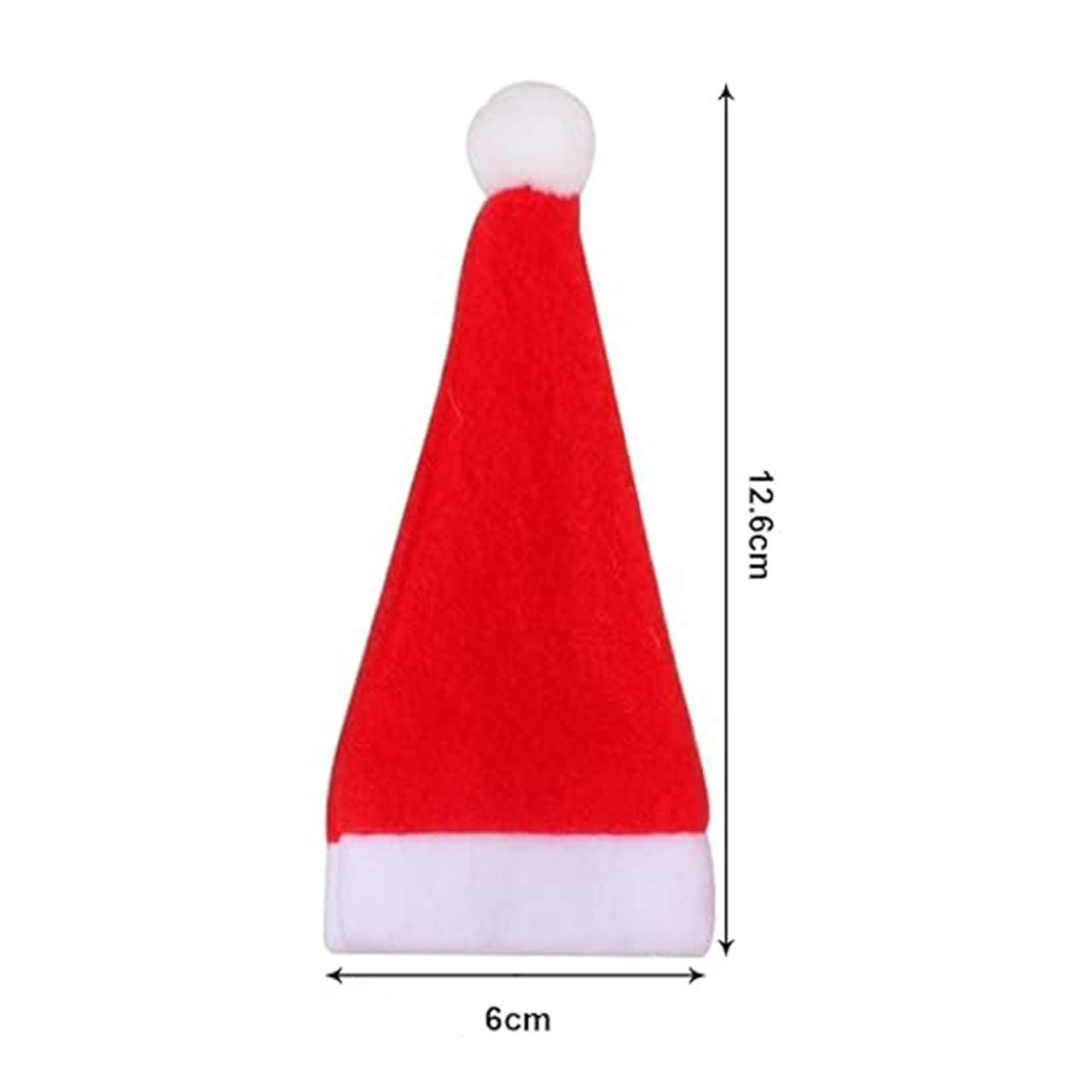 HatBundle, sottopiatto a forma di cappello di Babbo Natale (20 pezzi) e coprisedile festivo (4 pezzi) - Image 5