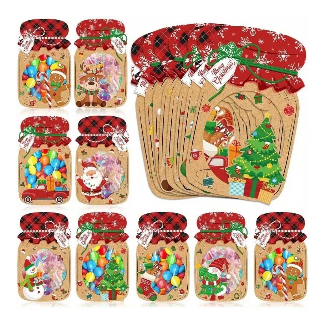 JarGifts, Set di Biglietti di Natale (48 pezzi) - Image 5