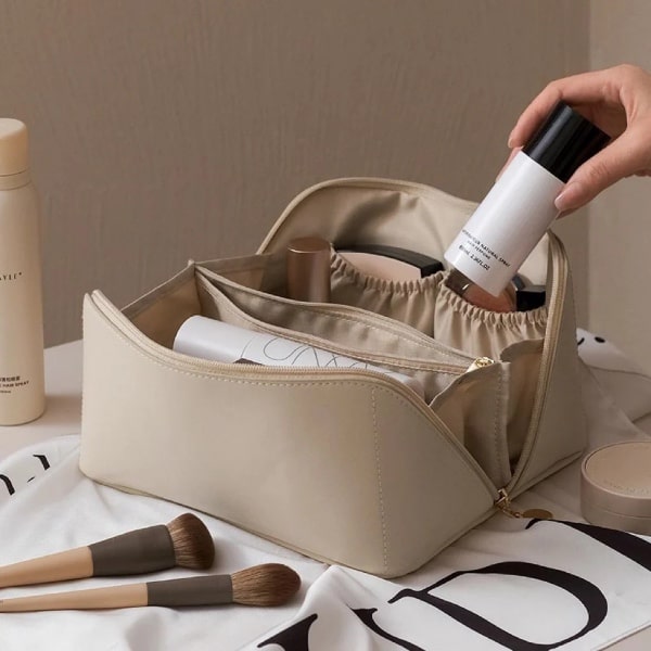 Ampia borsa cosmetica, KOZMETBAG-KONJAK - Image 10