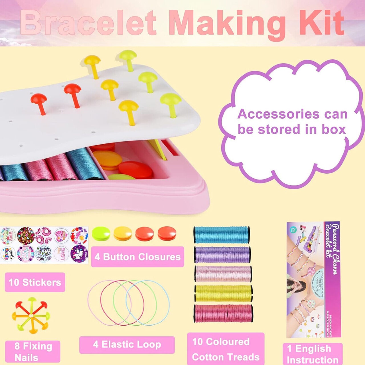 KnitFun, set per lavorare a maglia braccialetti - Image 4