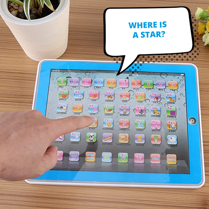 Sotto forma di un tablet intelligente, motiva i bambini ad usarlo