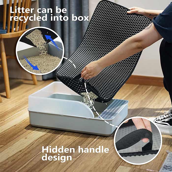 LitterMat, tappetino per lettiera per gatti che cattura la sabbia - Image 8