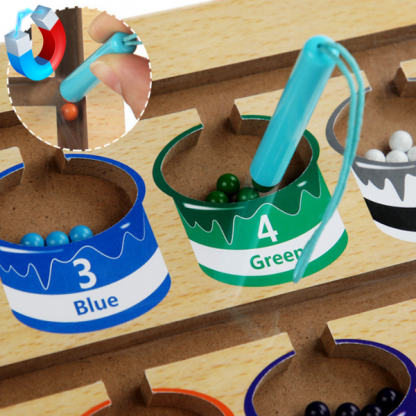 MAGMAZE, gioco Montessori per la classificazione dei colori - Image 3
